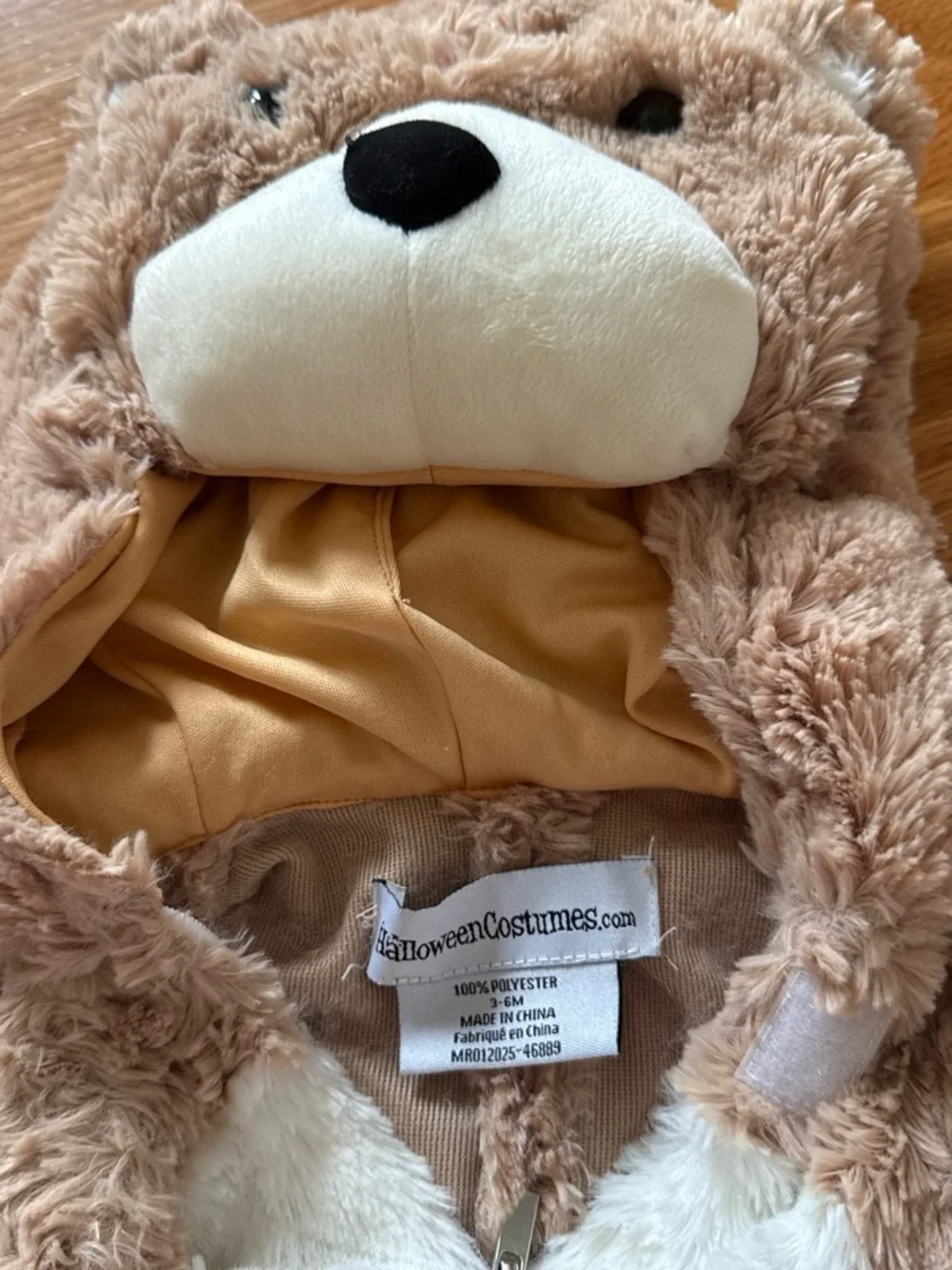 Bear Costume Size 3-6 Months